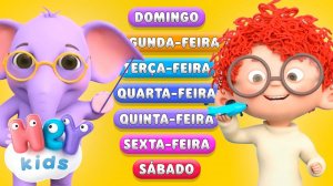 Os dias da semana | Canção educativa para crianças | HeyKids em Português