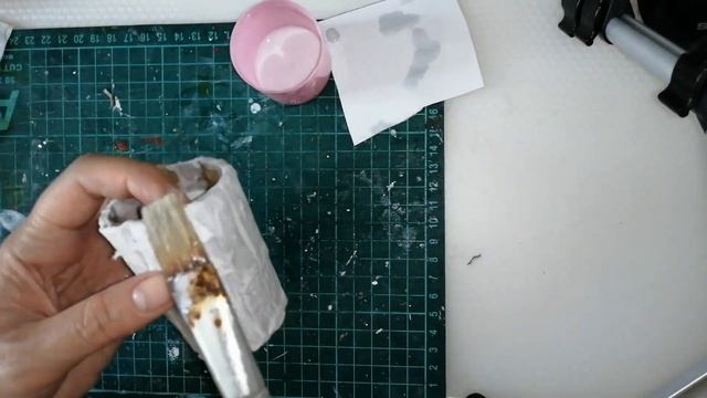 Как сделать ступу Бабы Яги для ватной игрушки.