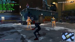 Тест GTX 960M 2Gb+i7-4720HQ в игре Marvel's Spider-Man  Miles Morales (DEXP Ares E113)