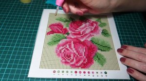 АЛМАЗНАЯ МОЗАИКА из ФИКС ПРАЙС/ Процесс сборки и ОБЗОР готовой работы