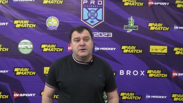 Главный тренер ХК "Бейбарыс" - Артем Аргоков, после матча Бейбарыс - Арлан смотреть онлайн