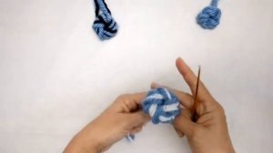 DIY ЗАСТЕЖКА ИЗ ПРЯЖИ. ОРИГИНАЛЬНАЯ ПУГОВИЦА. BUTTON OF YARN