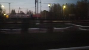 Отправление со ст. Малая Вишера из окна поезда №180 Санкт-Петербург - Евпатория