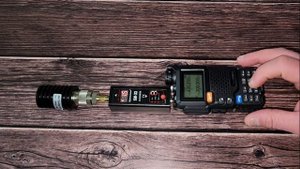 Quansheng UV-5R Plus-Заміри потужності і ксх штатної антени.Quansheng UV-5R Plus -Power measurement