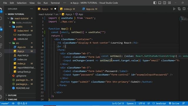 Lecture 4.3- React-State and Event Handlers,|  React.js beginner tutorial, MERN Stack Tutorial 2023