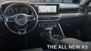 Детали интерьера Kia K5 2021 года - отличный седан среднего размера.