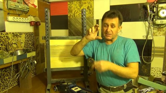 Пресс для склеивания щитов, своими руками.