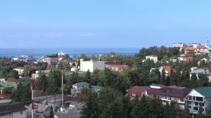 Лазаревское, погода в середине сентября. Вода и воздух  t  +26°C