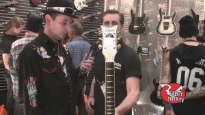 Schecter Guitars booth at NAMM 2015