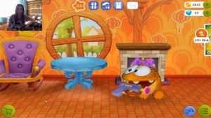 #34 Игра мультик АмНям My Om Nom Free Уровень 26