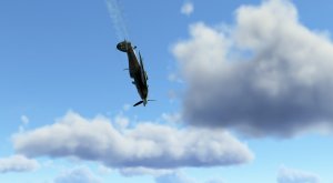 Bf 109 F2 против Hurricane Mk II,   задача выполнена, истребитель противника сбит