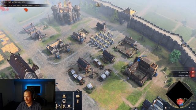 Norman Campaign | Siege of Wallingford | Age of Empires 4 смотреть онлайн