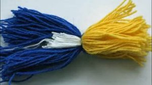 Птичка Синичка из ниток -мастер класс клуб х. Средний Челбас