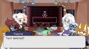 Undertale reacts to VHS Sans fight /-/ Gacha Club /-/ reaction video /-/ gcrv