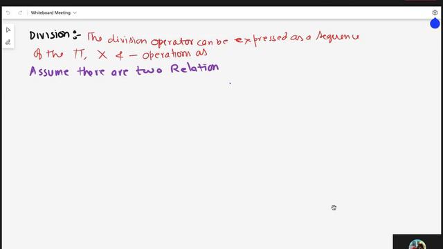 Natural Join Operator and Division Operator (dbms)