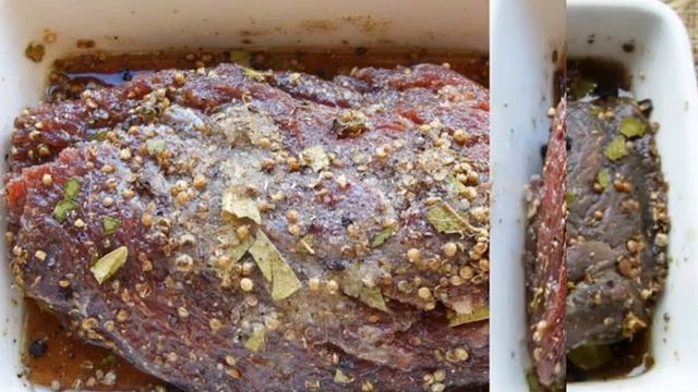 Вяленая говядина в домашних условиях Мягкая, в меру соленая, ароматная и очень вкусная