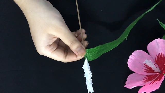 How To Make Rose of Sharon From Crepe Paper / Paper Flower смотреть онлайн