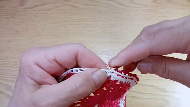 Салфетка крючком. Часть 2. Crochet doily with lace border. Part 2