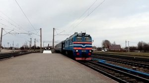 ДИЗЕЛЬ-ПОЕЗД ДДБ1 С СИЛОВОЙ ТЯГОЙ 2М62 ЛЕПЕЛЬ-ОРША |DIESEL-TRAIN DDB1 WITH POWER SUPPLY 2M62