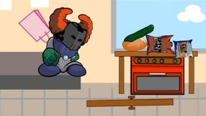 Трикки готовит Бургер.[РМ2/АНИМАЦИЯ].