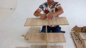 IFY mebel Стеллаж деревянный Quattro 8 секций