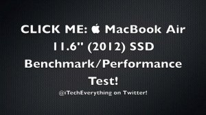  Macbook Air 11.6'' (2012 Ivy Bridge) Boot-Up Speed Test!