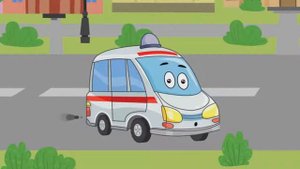 Мультики про машинки Полицейская машина и Скорая помощь Развивающие видео для детей