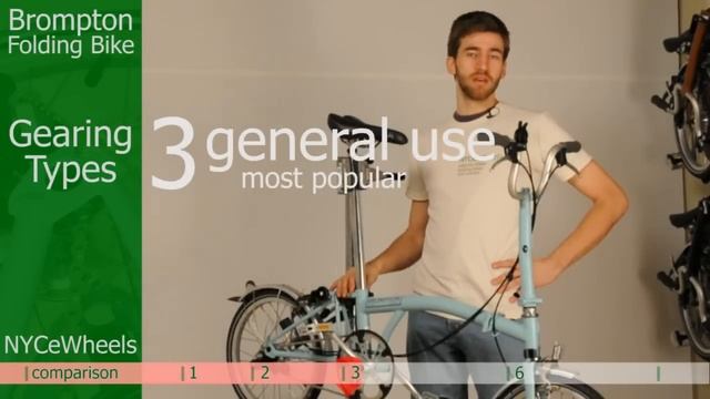 Brompton folding bike - Gearing смотреть онлайн