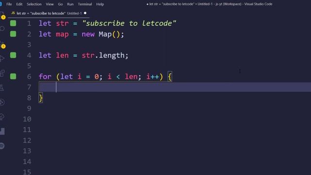 Each Char Count using Map | Javascript Tutorial | LetCode