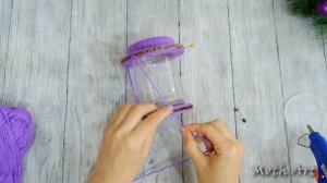 Новогодний Фонарик из Банки и Пряжи ??❄️Christmas Lantern DIY