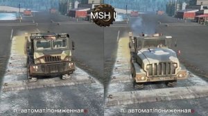 SnowRunner Дополнительные тесты KOLOB 74760 и KOLOB 74941