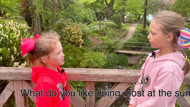 Диалог #6 Планы на лето Прогулка в парке Dialogue #6 summer plans