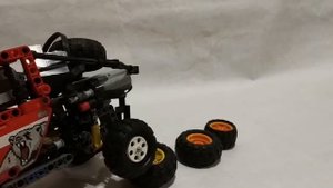 lego tehnic мини краулер на трёх m моторах pf