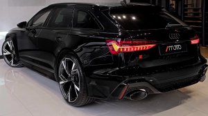 Audi RS6 Avant 2023 г.в.(Интерьер и экстерьер) Обзор Немецкого автомобиля.