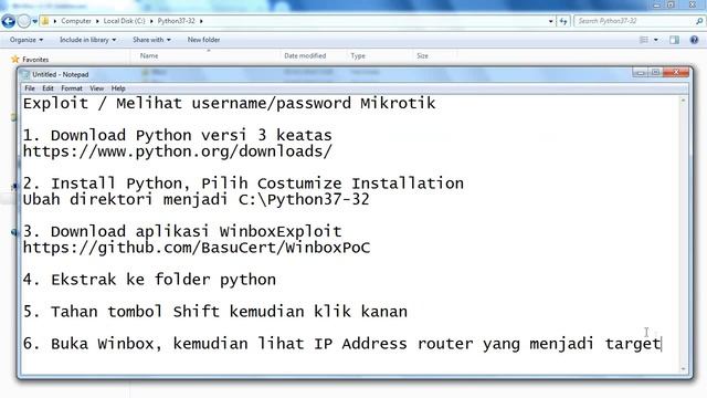 Mikrotik! Exploit User & Password Winbox