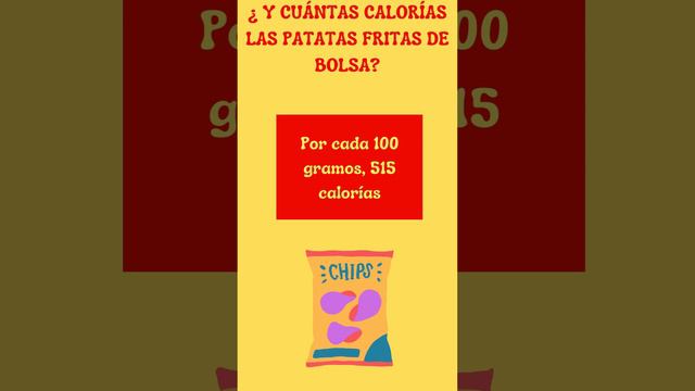 ✅ ¿CUÁNTAS CALORIAS TIENEN LAS PATATAS? 🍟