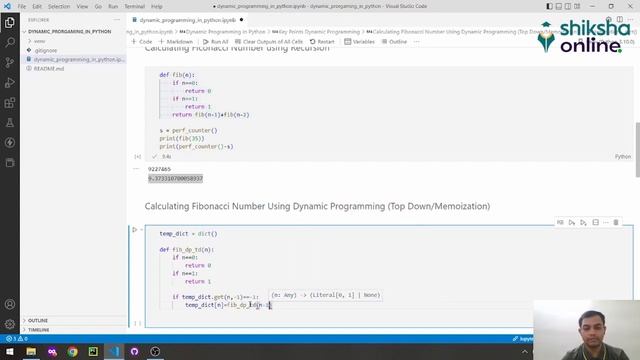 Dynamic Programming in python | Coding Tutorial | Shiksha Online |