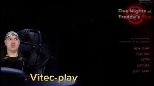 Реакция летсплейщиков на скример  Фредди из игры Fnaf plus.