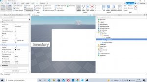 How to Make Inventory Gui in Roblox Studio