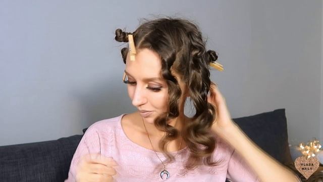КАК СДЕЛАТЬ ЛОКОНЫ ПРИЩЕПКАМИ - СУПЕР ОБЪЕМ ВОЛОС из 90х | HEATLES CURLS