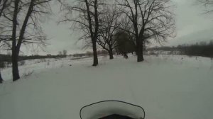 На снегоходе BRP 1200 Expidition