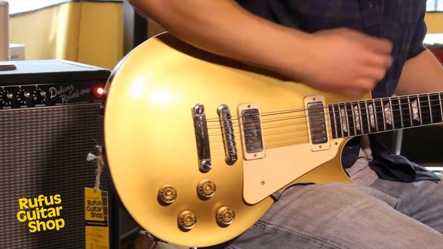 RUFUS GUITAR SHOP - Gibson Les Paul Deluxe 1982 Gold Top смотреть онлайн