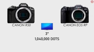Canon R50 vs Canon EOS RP | Full comparison