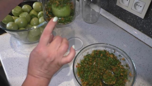 Готовлю каждый год. Улетают первыми. Маринованные зеленые помидоры на зиму.