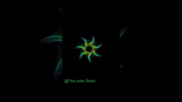 Seven Style Flower Using Turtle || The Code Shark || #thecodeshark #python