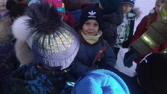 Пожарные в гостях