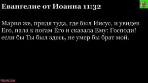 Аудиокнига. Библия. Новый Завет. ЕВАНГЕЛИЕ ОТ ИОАННА. Глава 11