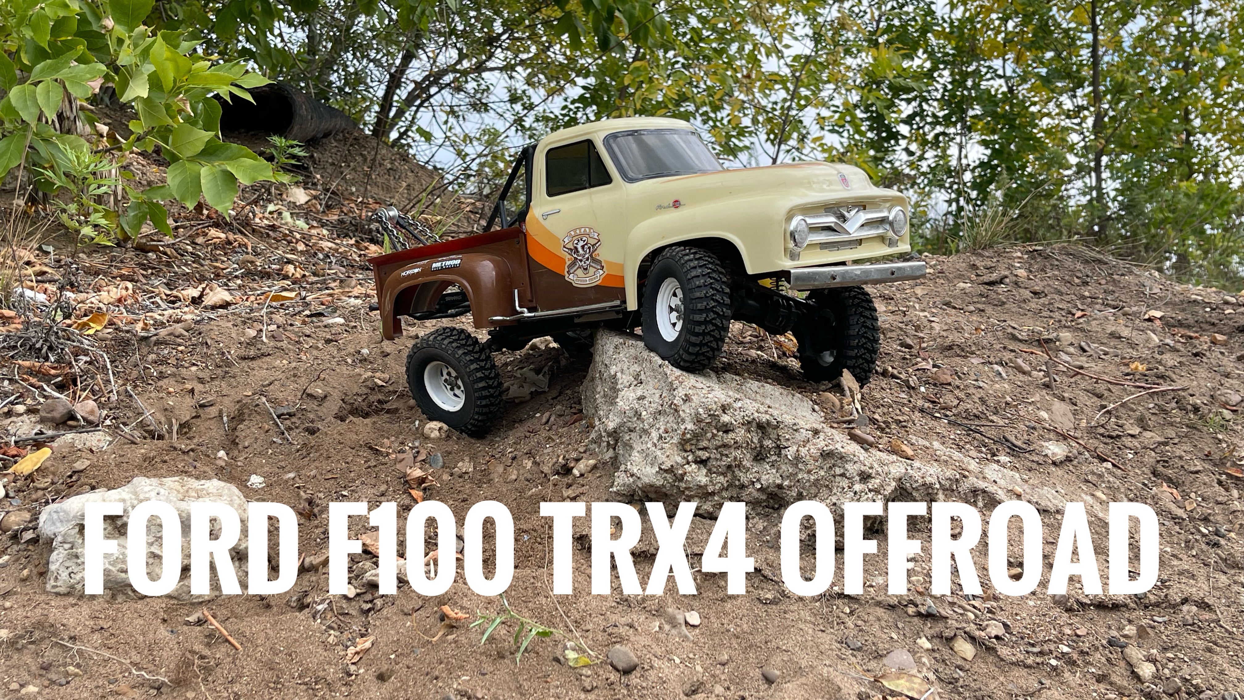 Ф100 оффроад: грязь, земля, песок и река) #rc #offroad #mudding #crawling #радиоуправляемыемодели