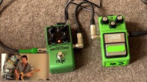 Nux Drive Core vs Ibanez TS9 Modded Tube Screamer
