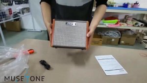 Aroma AG-15A Acoustic Amp (Portable and Rechargeable) Unbox and Test Demo